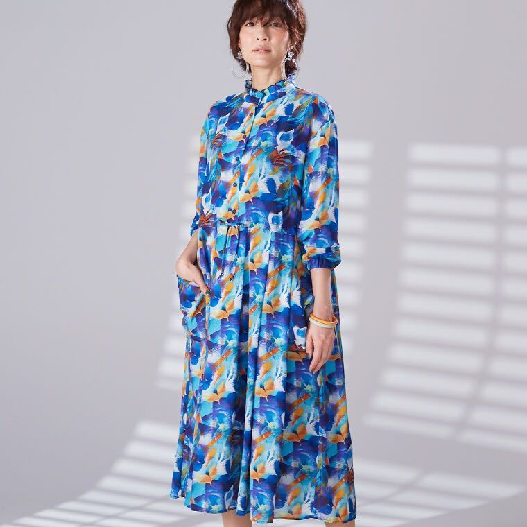タグ付き未使用 ☆ SUPER LADY スーパーレディ 山本寛斎 ロング タグ付き未使用 ☆ SUPER LADY スーパーレディ 山本寛斎 ロング