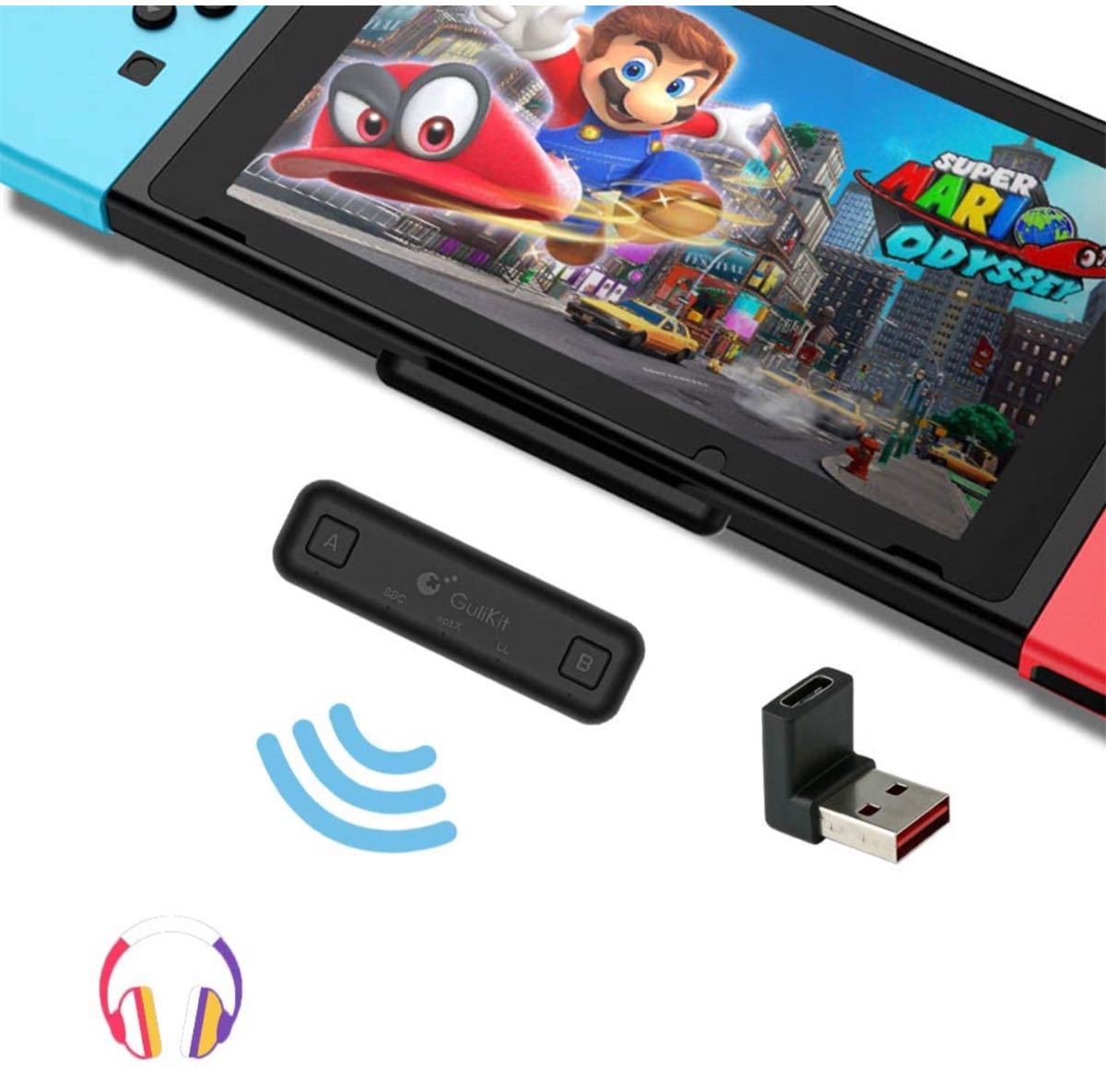 Nintendo Switch Bluetoothオーディオアダプター ニンテンドースイッチブルートゥースイヤホン