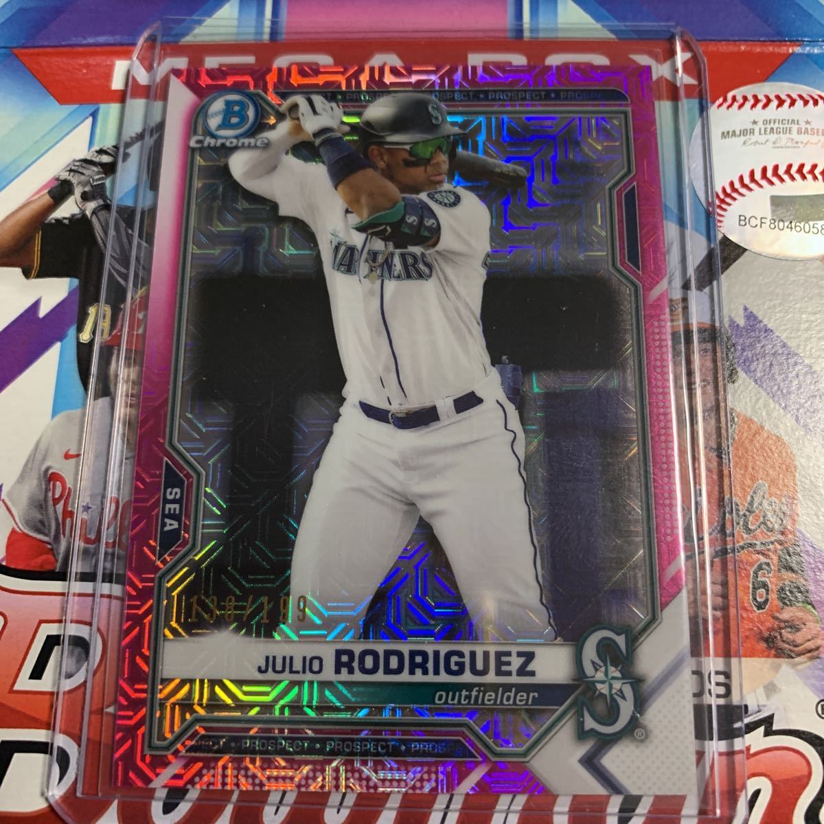 Bowman 2021 bowman mega julio rodriguez /199