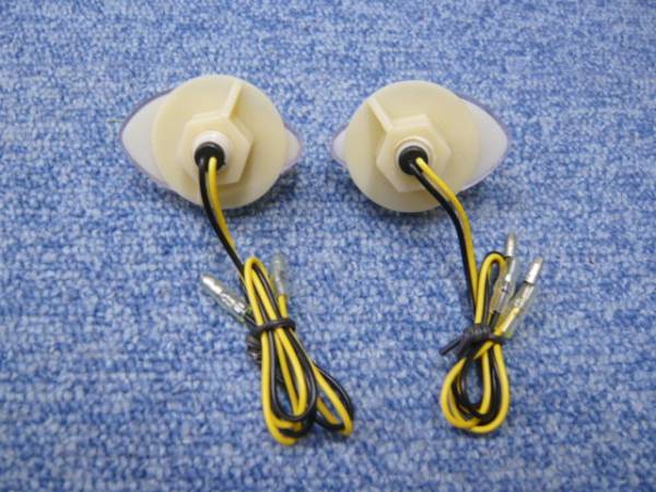 §LED ウインカー クリアー 埋め込み 貼り付け マグザム XJR400 FZ R1 TMAX MT SRX YB1 TZM RZ50 BW'S グランドアクシス シグナス TZR R1_画像3
