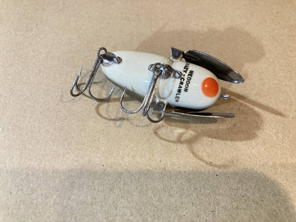 オールド ヘドン クレイジークローラー 吹き目 HEDDON CrazyCrawler ( スミス バルサ50 ズイール フェンウィック ABU 道楽 ノーバイト )_画像6