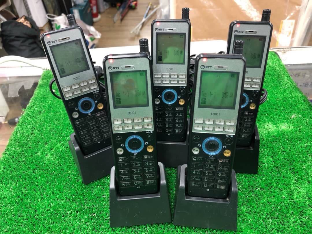 G7286 NTT デジタルコードレス機 ビジネスフォン　NX-DCL-PS-（1）（k）5台セット