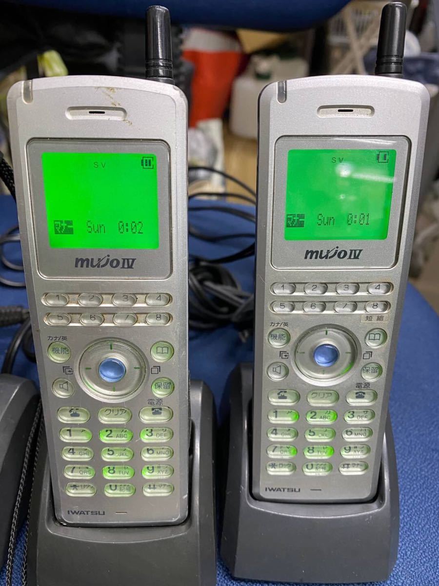 G7028 岩通 デジタルコードレス電話機 ビジネスフォン　DC-PS7 （S）4台セット_画像3