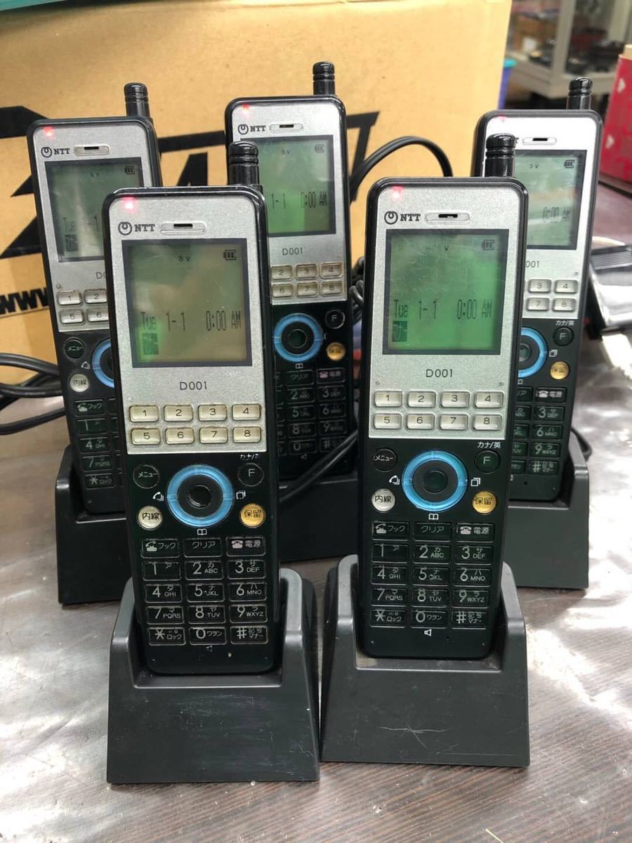 G7283 NTT デジタルコードレス電話機 ビジネスフォン　NX-DCL-PS-（1）（k）5台セット