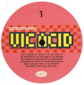 Warp 1997オリジナリティー全開ACIIDドラムン！！　Squarepusher Vic Acid_画像3