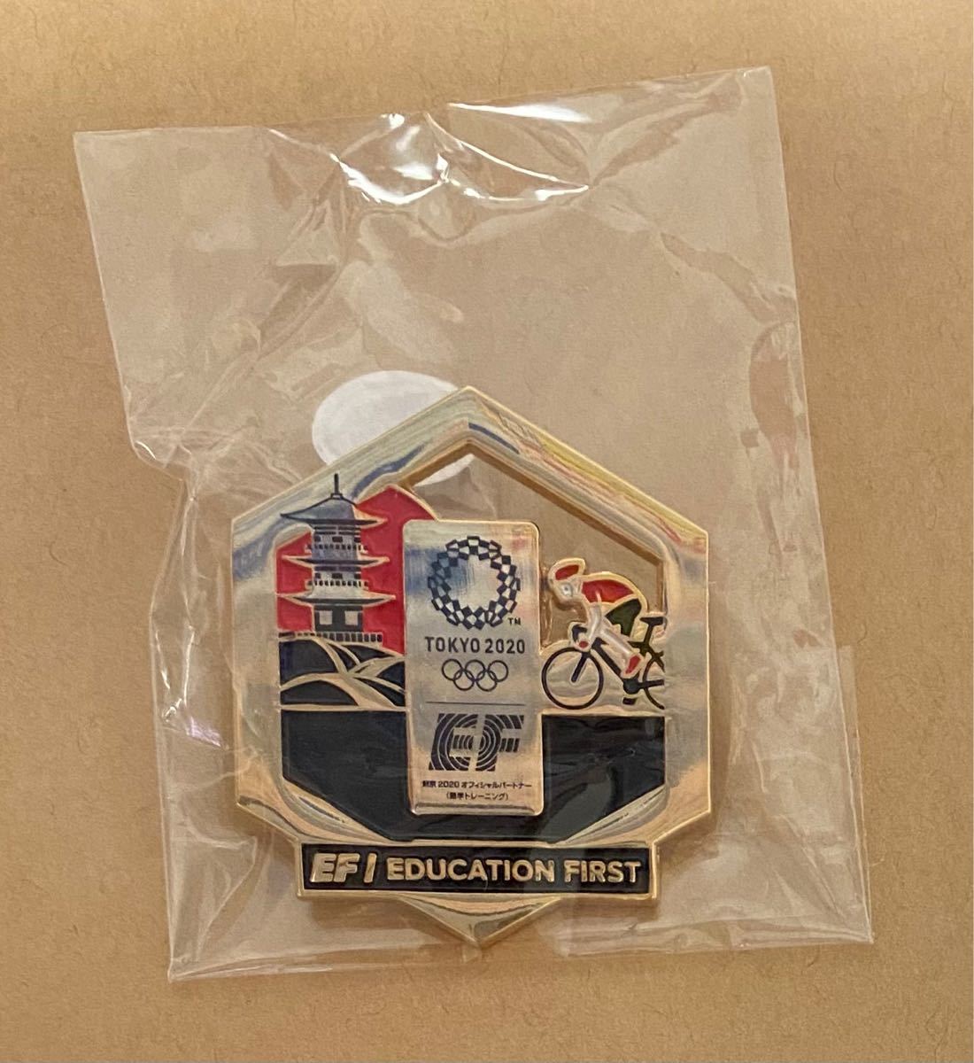 東京オリンピック　オリジナル　ピンバッジ EF 自転車競技　サイクリング　ピンバッチ　非売品　グッズ　スポンサー　ピンズ