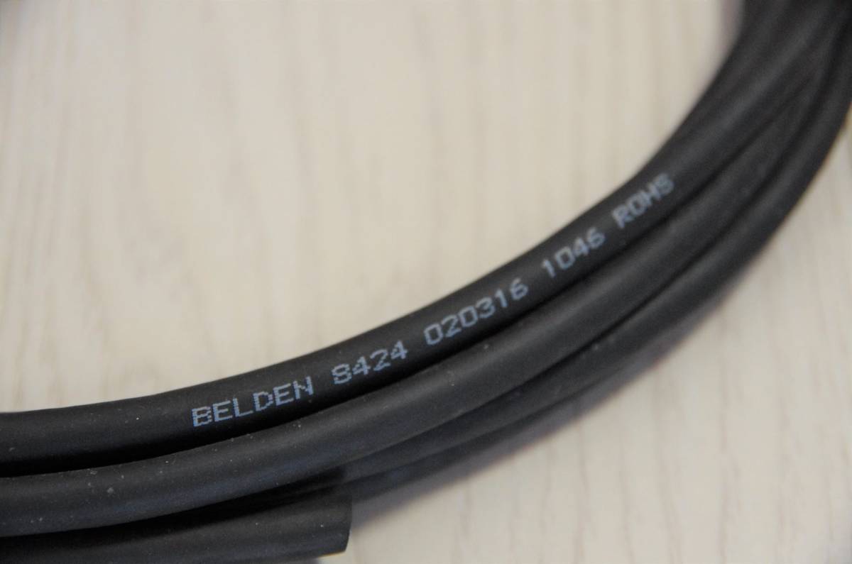 未使用 BELDEN 8424 4芯シールドケーブル (7 47mm 20AWG) 4m RCA 未使用 BELDEN 8424 4芯シールドケーブル (7 47mm 20AWG) 4m RCA
