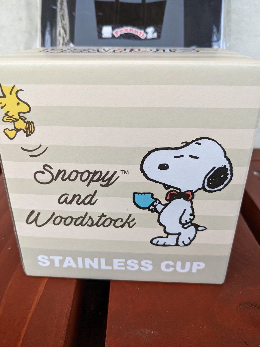 スヌーピー　SNOOPY　ピーナツ　PEANUTS　ショッピングバッグ　ステンレス樽型マグカップ　2点セット