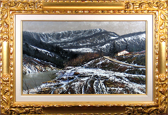 武本春根(浅春 石川路 P10号)油彩画 真作 Acre | aeonenergy.co.nz