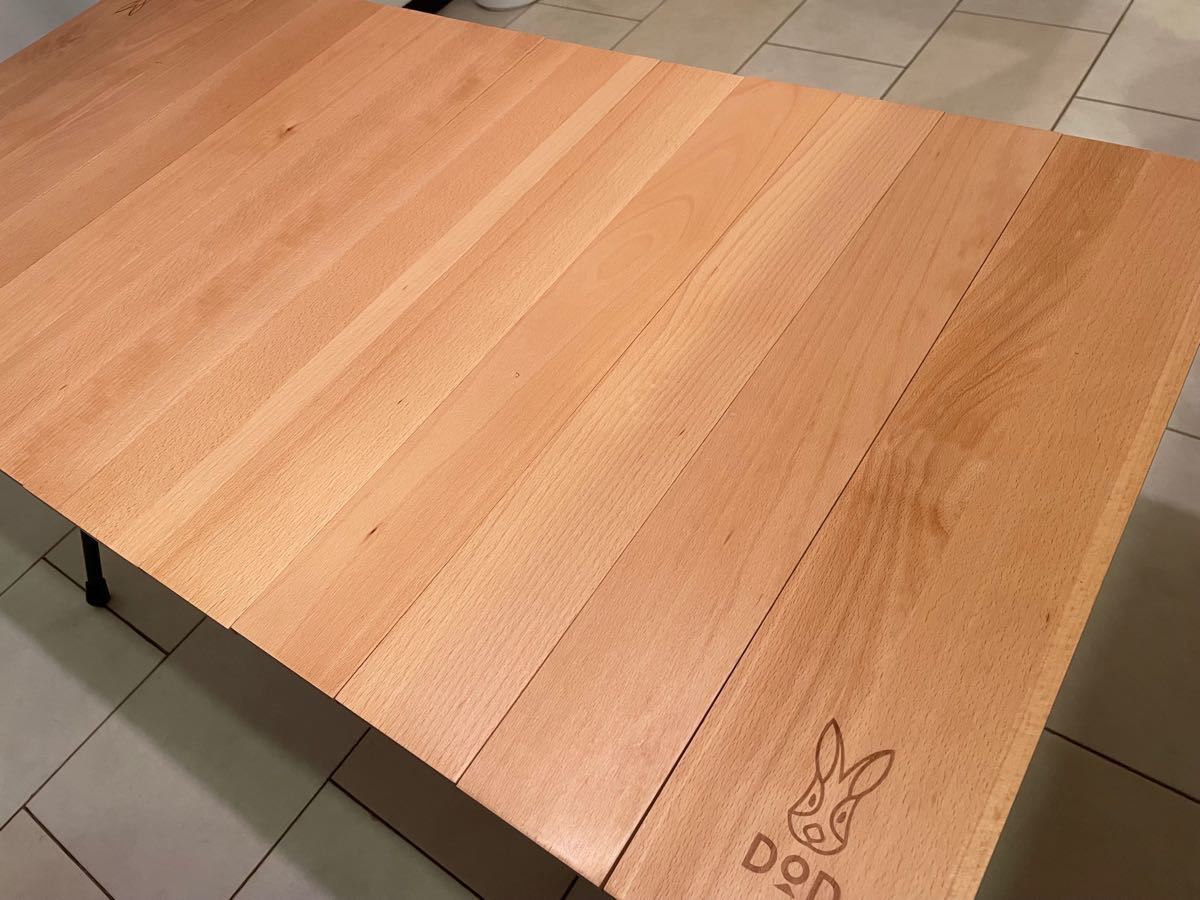 週末値下げ　中古品　キャナリーテーブルL  DOD  木製テーブル　キャンプ　アウトドア　テーブル　ディーオーディー