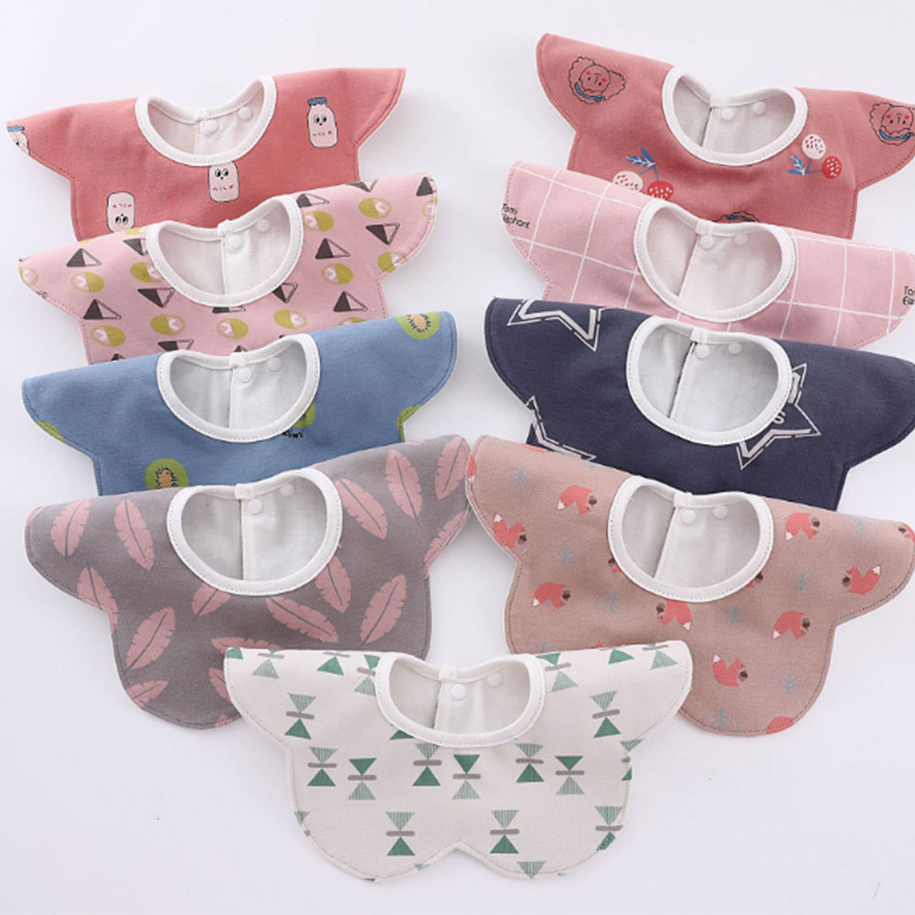  bib baby's bib girl . water 360 times petal type meal for soft cotton 100% baby bib pretty waterproof birth celebration birth preparation 5 pieces set 