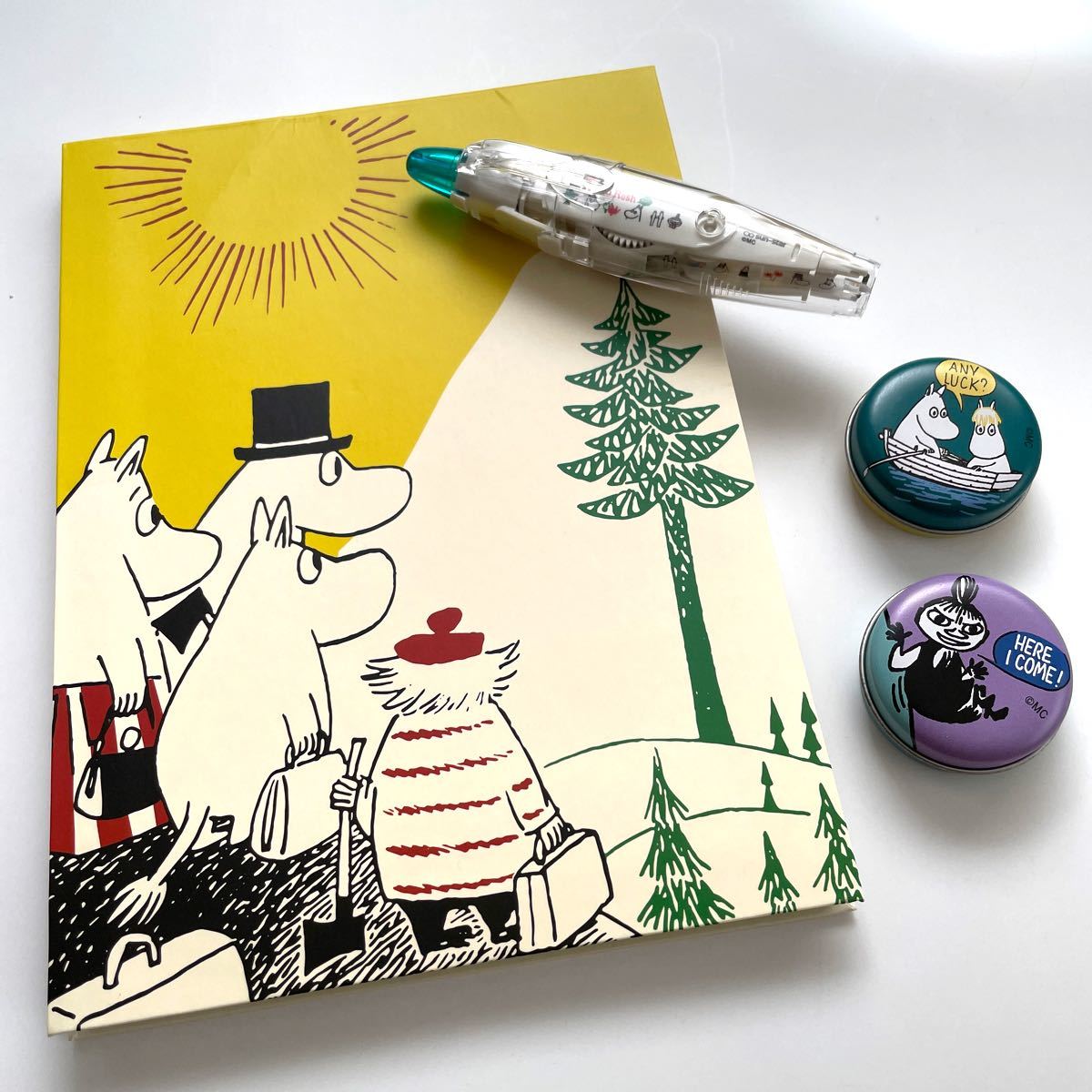 ムーミン　MOOMIN ステーショナリーセット　シール　デコラッシュ　メモパッド