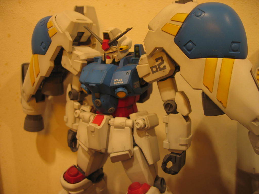 塗装済み完成品 MG ガンダムGP02 サイサリス MAX塗り 298 塗装済み完成品 MG ガンダムGP02 サイサリス MAX塗り 298