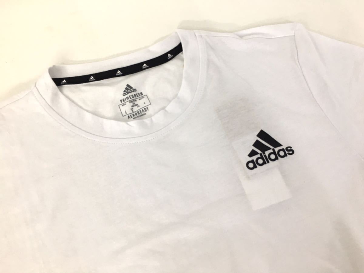 新品■アディダス adidas メンズ 半袖シャツ Tシャツ M 白/ホワイト GR0517 167-173cm_画像4