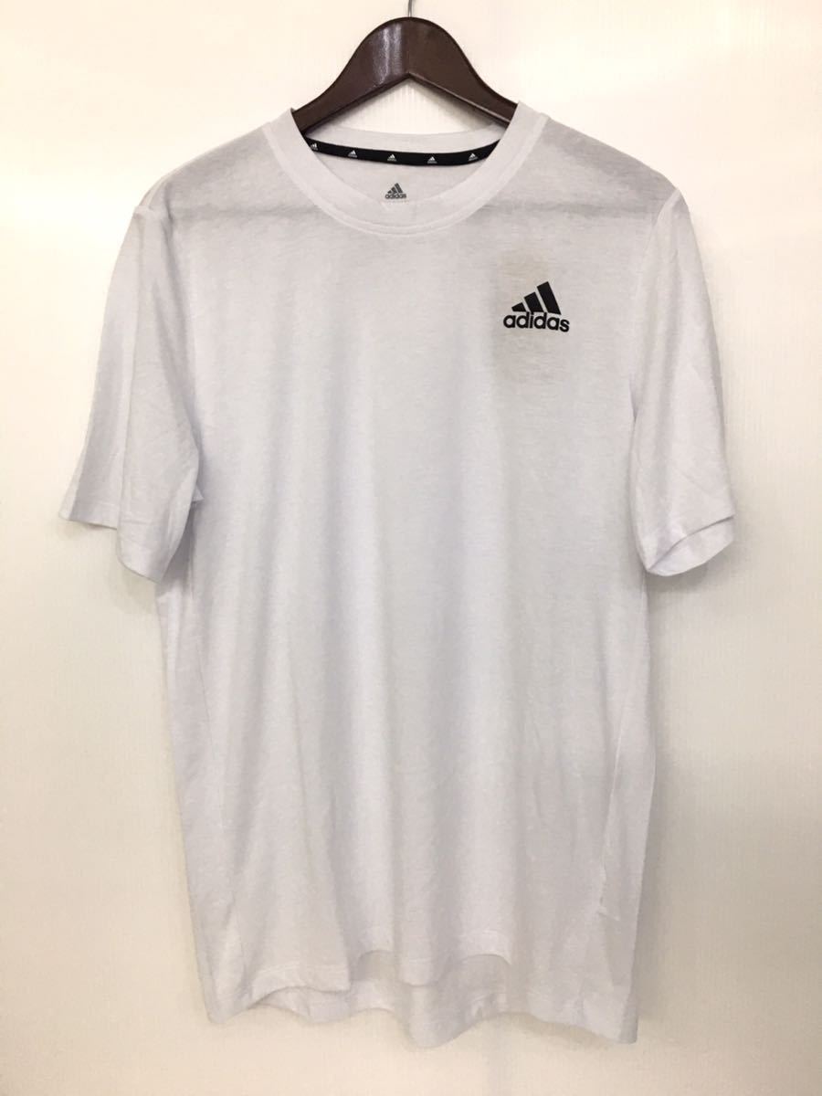 新品■アディダス adidas メンズ 半袖シャツ Tシャツ M 白/ホワイト GR0517 167-173cm_画像2