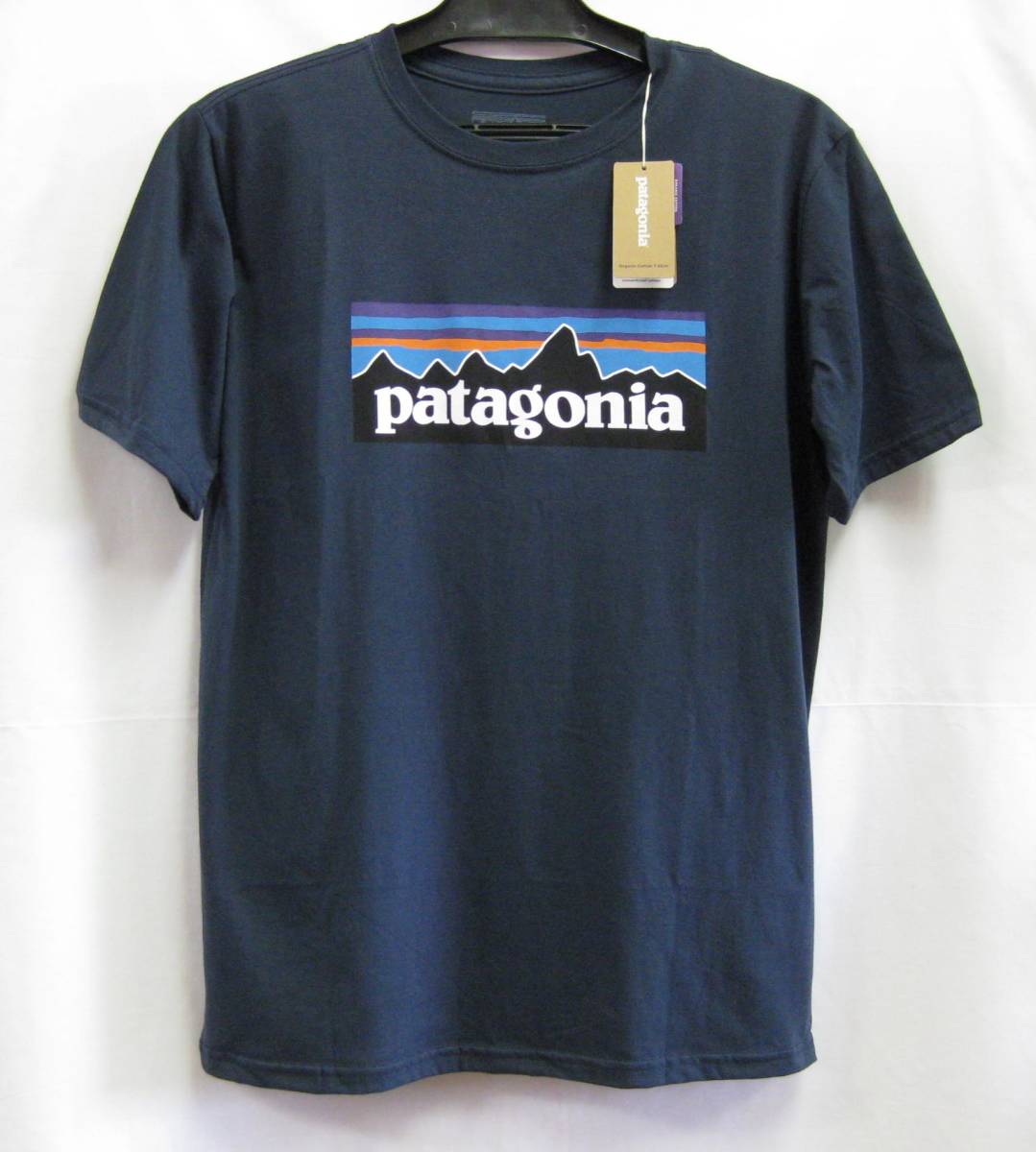 パタゴニア新品☆ボーイズ P-6ロゴ オーガニックコットンTシャツ ( NENA / XXL:16-18