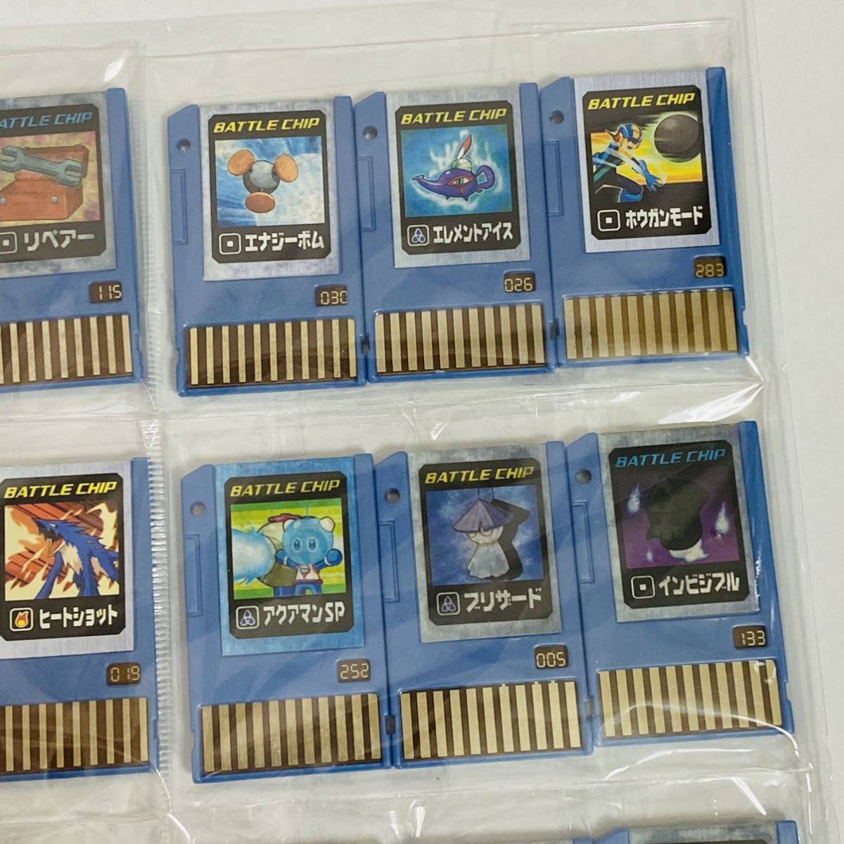 ヤフオク! - 【中古品】ロックマンエグゼ バトルチップ 58枚セット ブ...