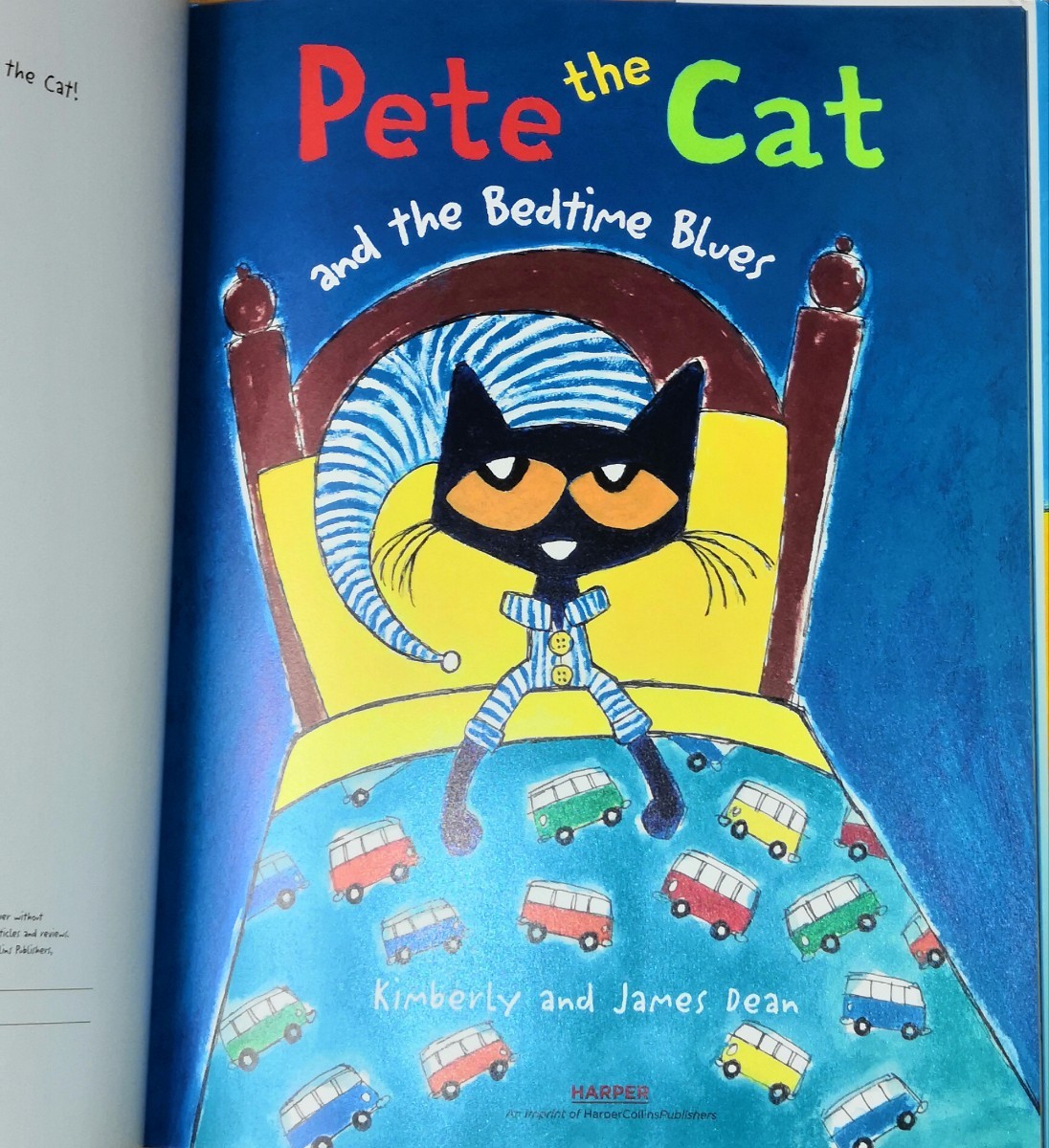 大きいPete the cat and the bedtime blues