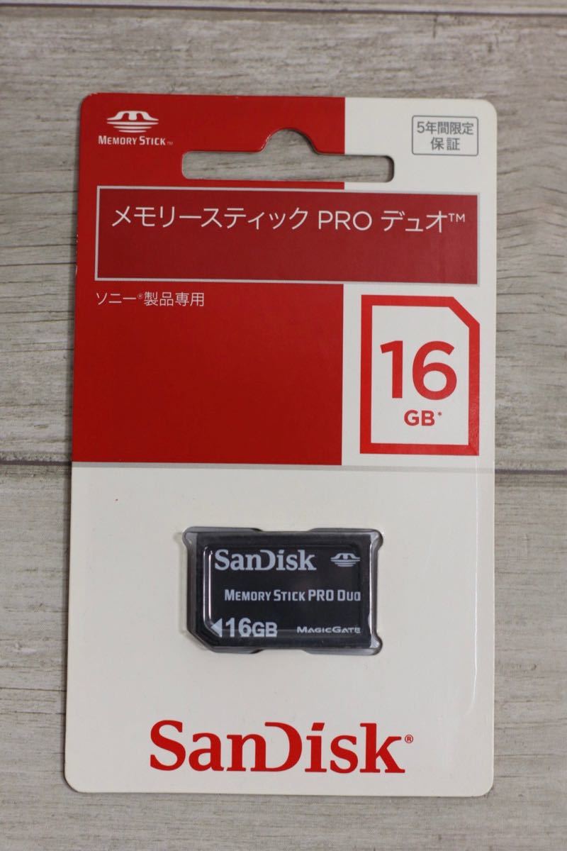 メモリースティック PRO デュオ/サンディスク/16GB