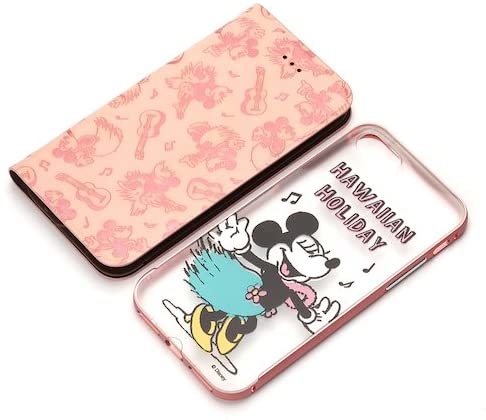 IJacket ディズニー iPhone 8/7対応 ケース COVER PG-DFP196MNE ミニーマウス ハワイアン ピンク ウクレレ_画像8