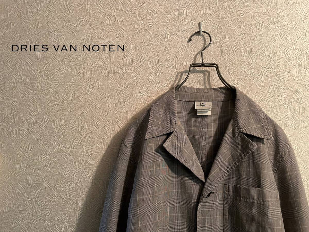 ◯ DRIES VAN NOTEN ドリスヴァンノッテン グレンチェック ブロード