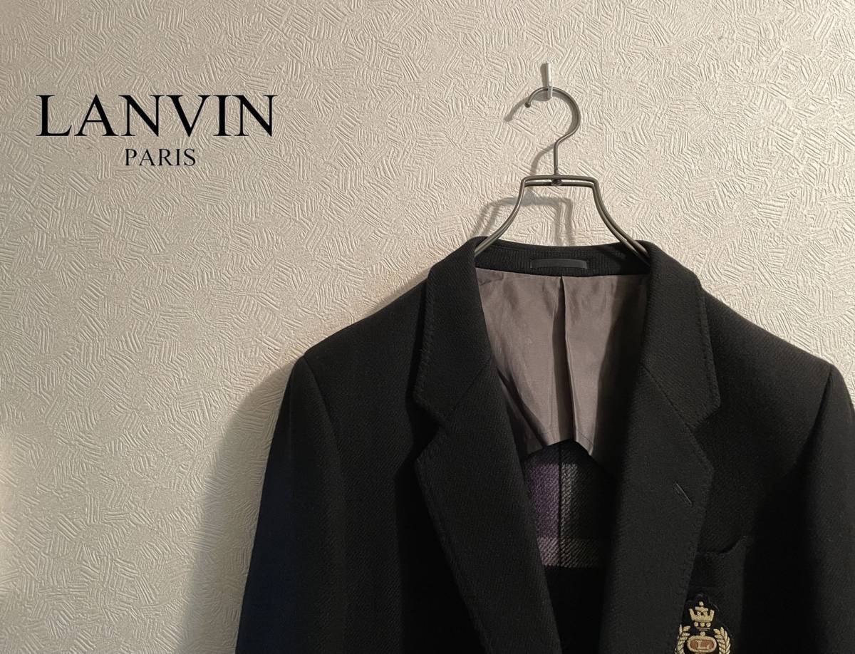 LANVIN Paris ランバン エンブレム ダブル セットアップ スーツ - スーツ