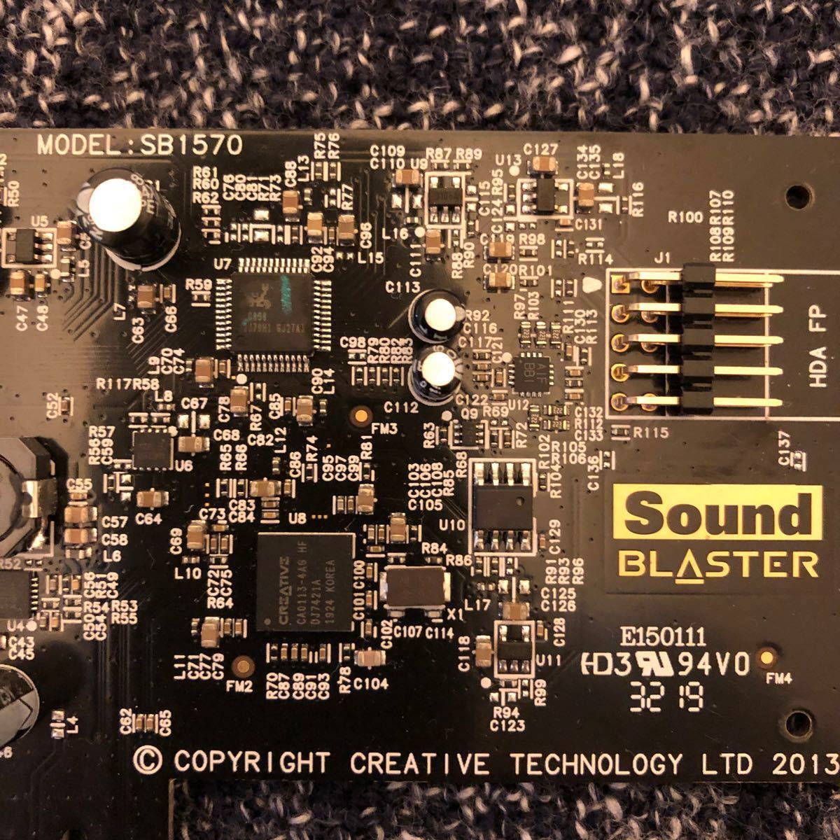 Sound Blaster PCI-E ハイレゾ対応AUDIGY-FX
