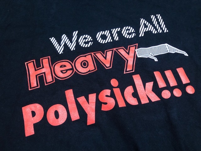 ★即決★POLYSICS ポリシックス★2011年ツアーTシャツ★M★黒★We are all Heavey Polysick★ニューウェーブ★テクノポップ★送料230円★_画像4