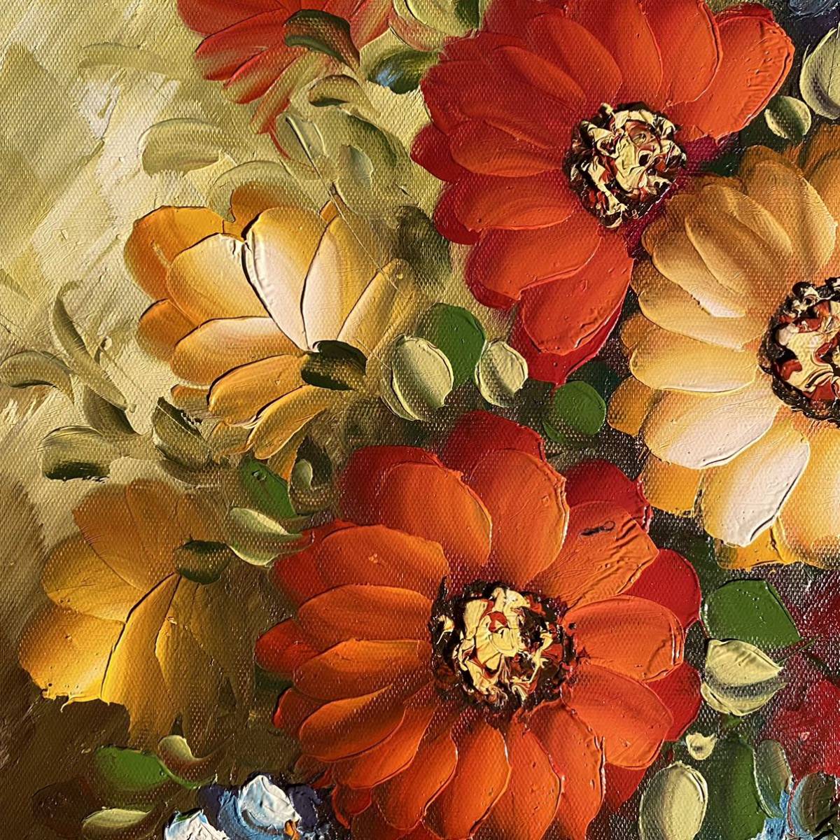 手書き油絵 花瓶の花 絵画 インテリア 油彩画|Yahoo!フリマ(旧 手書き油絵 花瓶の花 絵画 インテリア 油彩画|Yahoo!フリマ(旧
