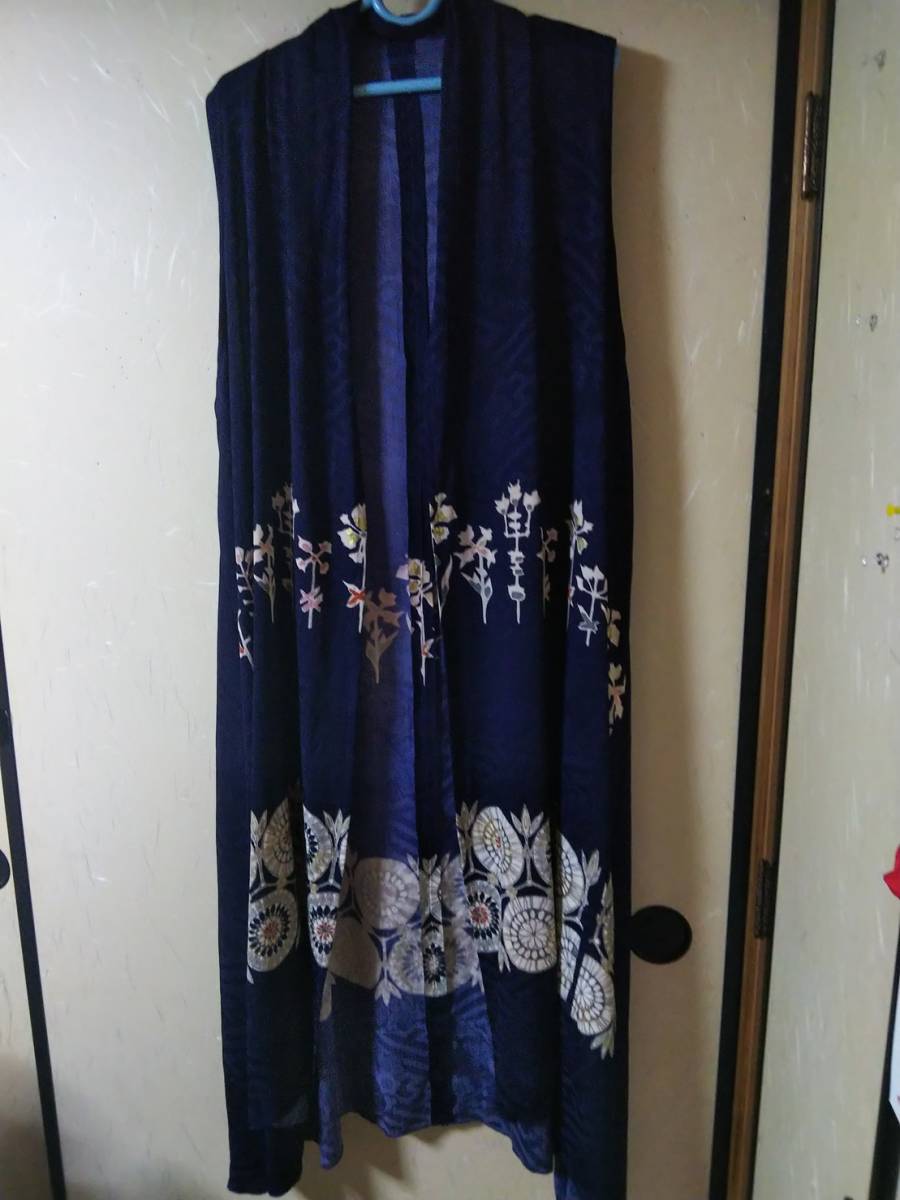  long the best, kimono remake, handmade, silk 