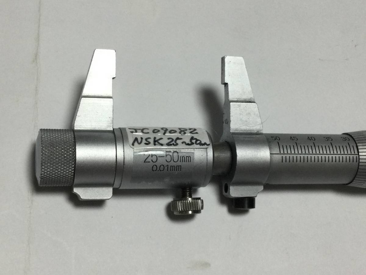NSK キャリパー形　外側マイクロメーター 25～50mm 0.01mm JC09082_画像2