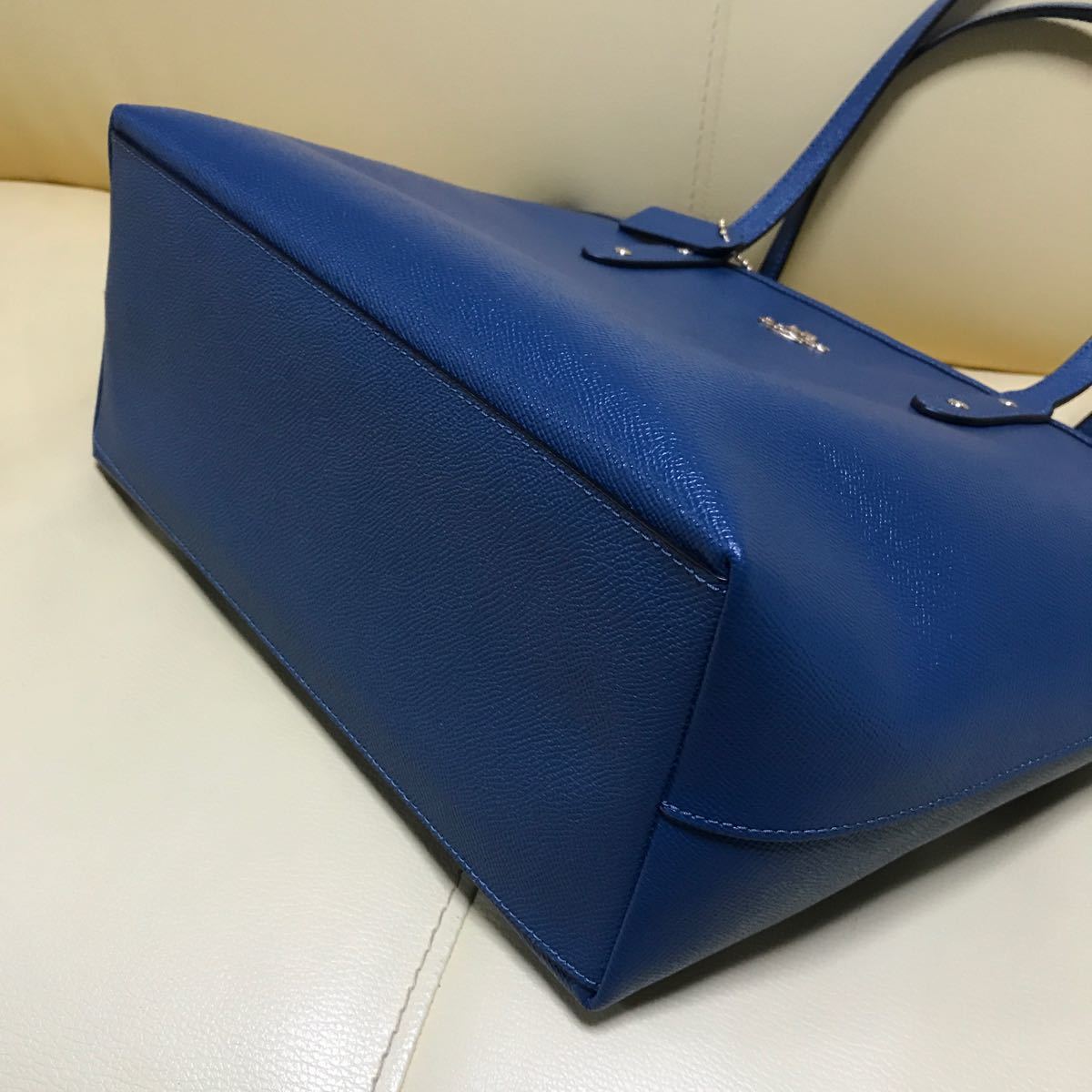 美品 コーチ モリー トートバッグ レザー ブラックA4収納 大容量 直販