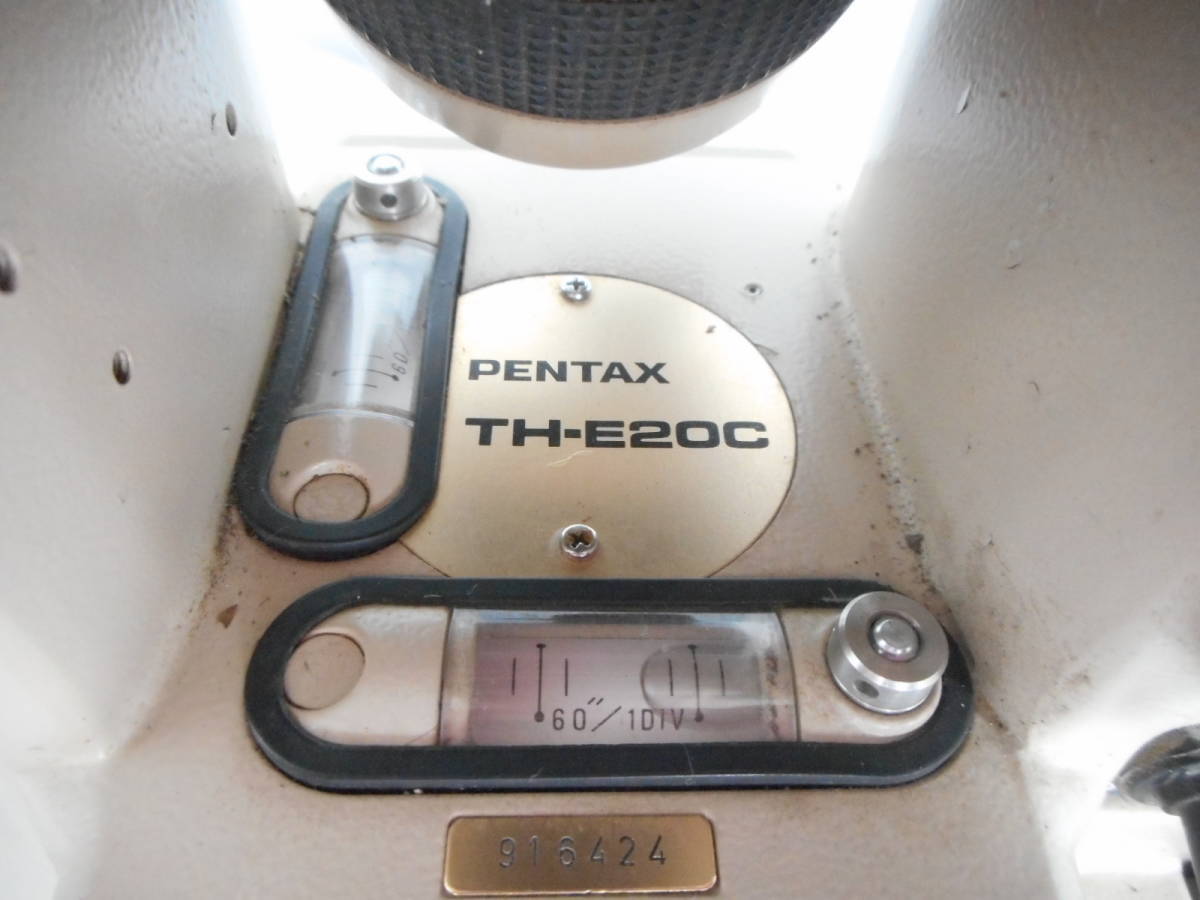 H9788　 ジャンク ペンタックス PENTAX 測量機 TH-E20C 電子セオドライト_画像10