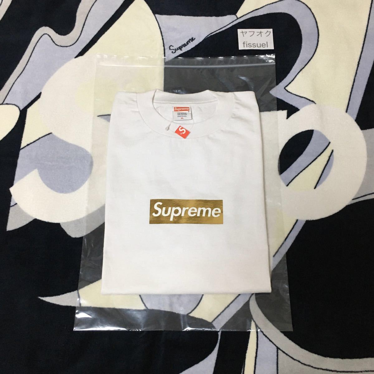 HUGE GRAIL]- Supreme Nagoya Gold Box Logo Tee - Depop