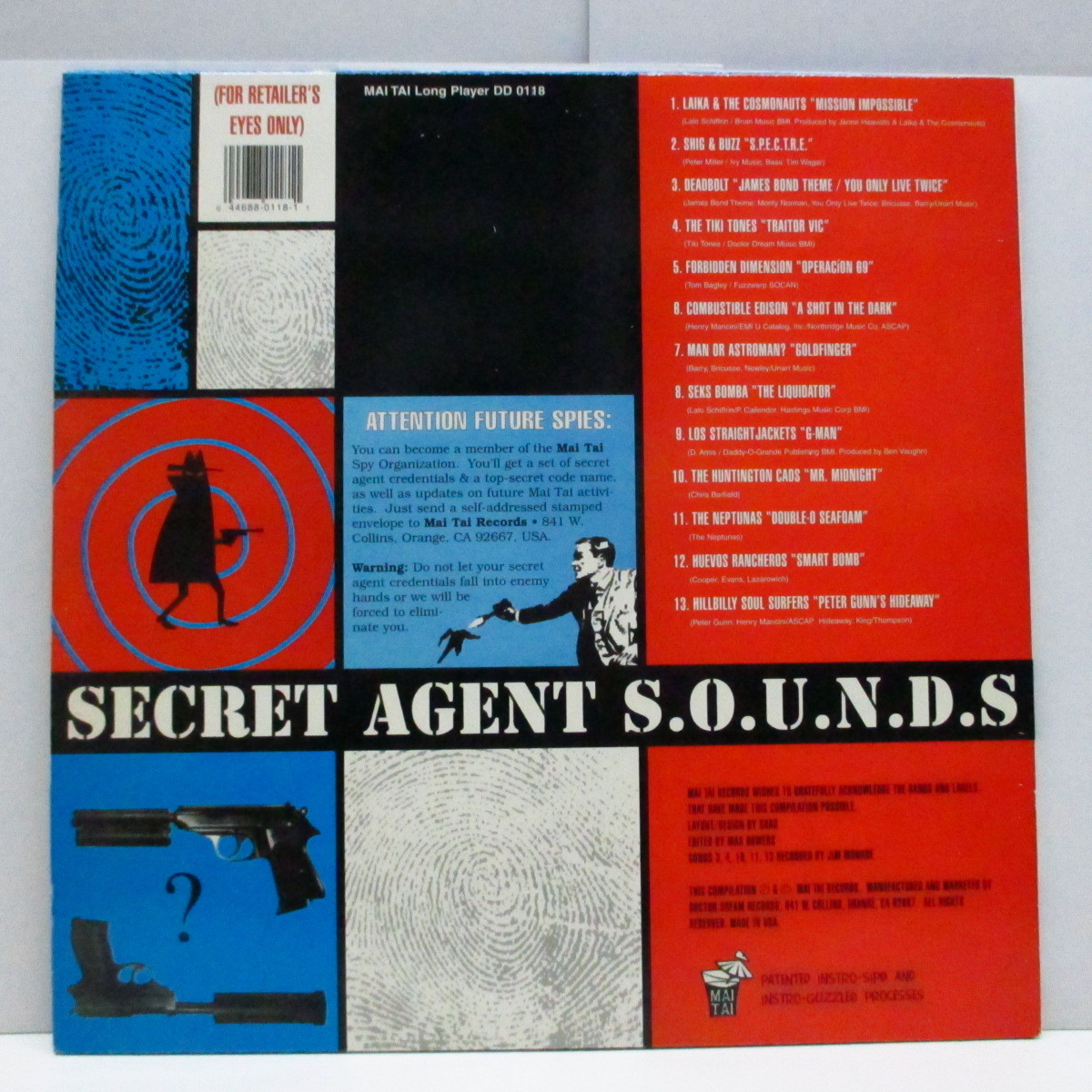 V.A.-Secret Agent S.O.U.N.D.S. (US Orig.LP)_画像3