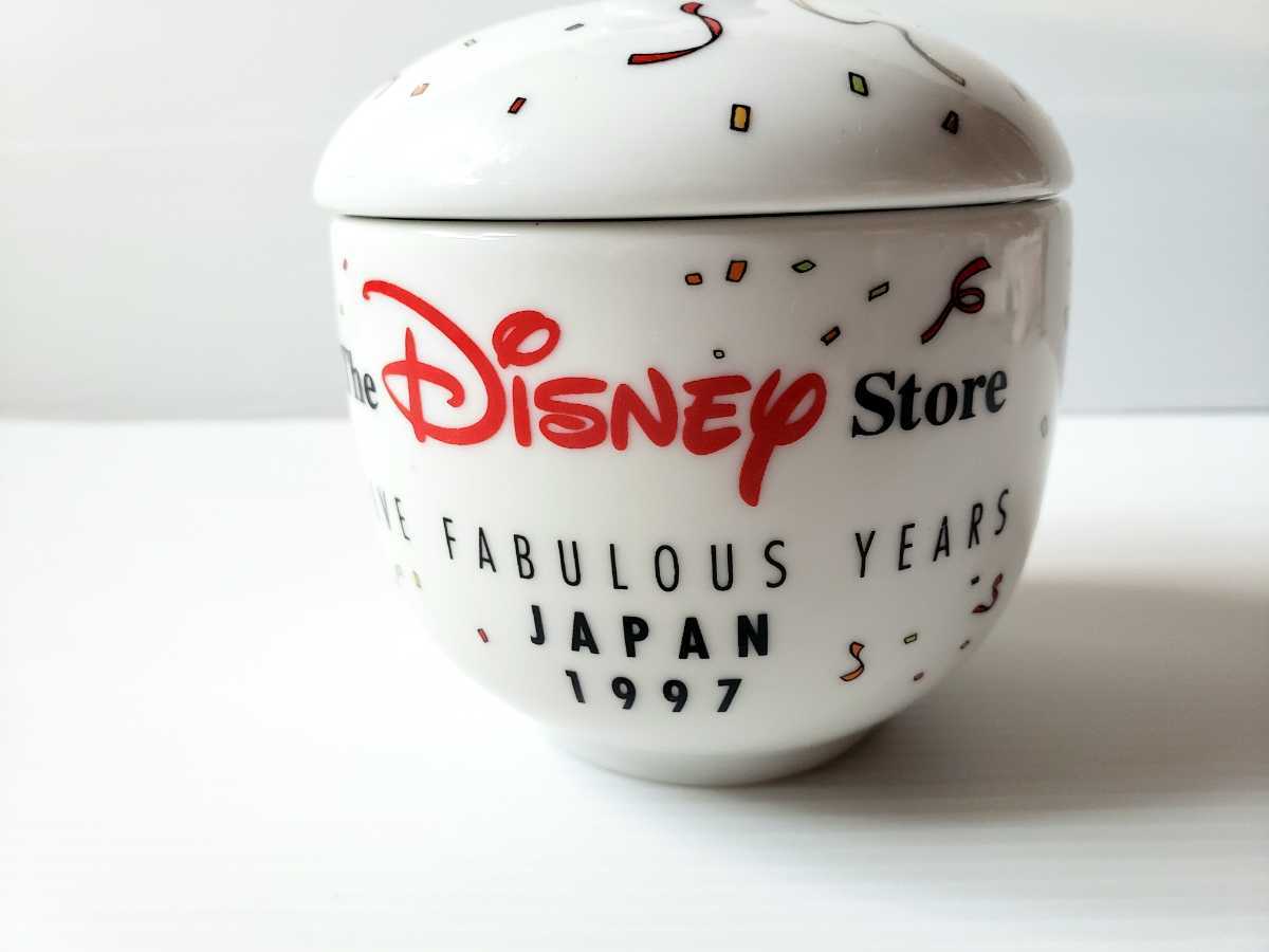 【ゆうパック送料負担！】ディズニーストア　5周年記念　小物入れ　陶器　アニバーサリー　限定商品　1997年　Disney　ミッキーマウス_画像3