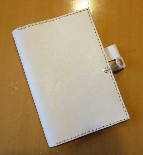 * leather notebook A6 Note book cover cow leather unused *