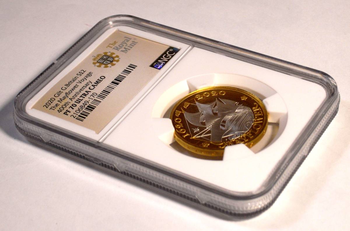 売れ筋がひ新作! A150 NGC PF70 メイフラワー号航海400周年記念 銀貨