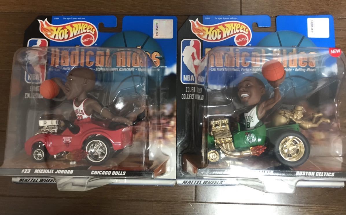 hotwheels RadicalRides KOBE BRYANT LAKERS MICHAEL JORDAN CHICAGO BULLS ANTOINE WALKER CELTICS GRANT HILL PISTONS NBA バスケ_画像8