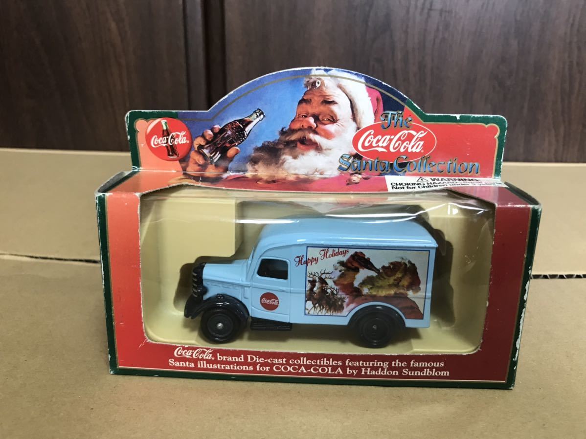コカコーラ coca-cola サンタコレクション　Santa collection 1939 ford canvas back truck die cast ダイキャスト フォード クリスマス_画像1