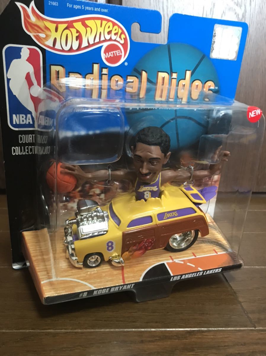 hotwheels RadicalRides KOBE BRYANT LAKERS MICHAEL JORDAN CHICAGO BULLS ANTOINE WALKER CELTICS GRANT HILL PISTONS NBA バスケ_画像4