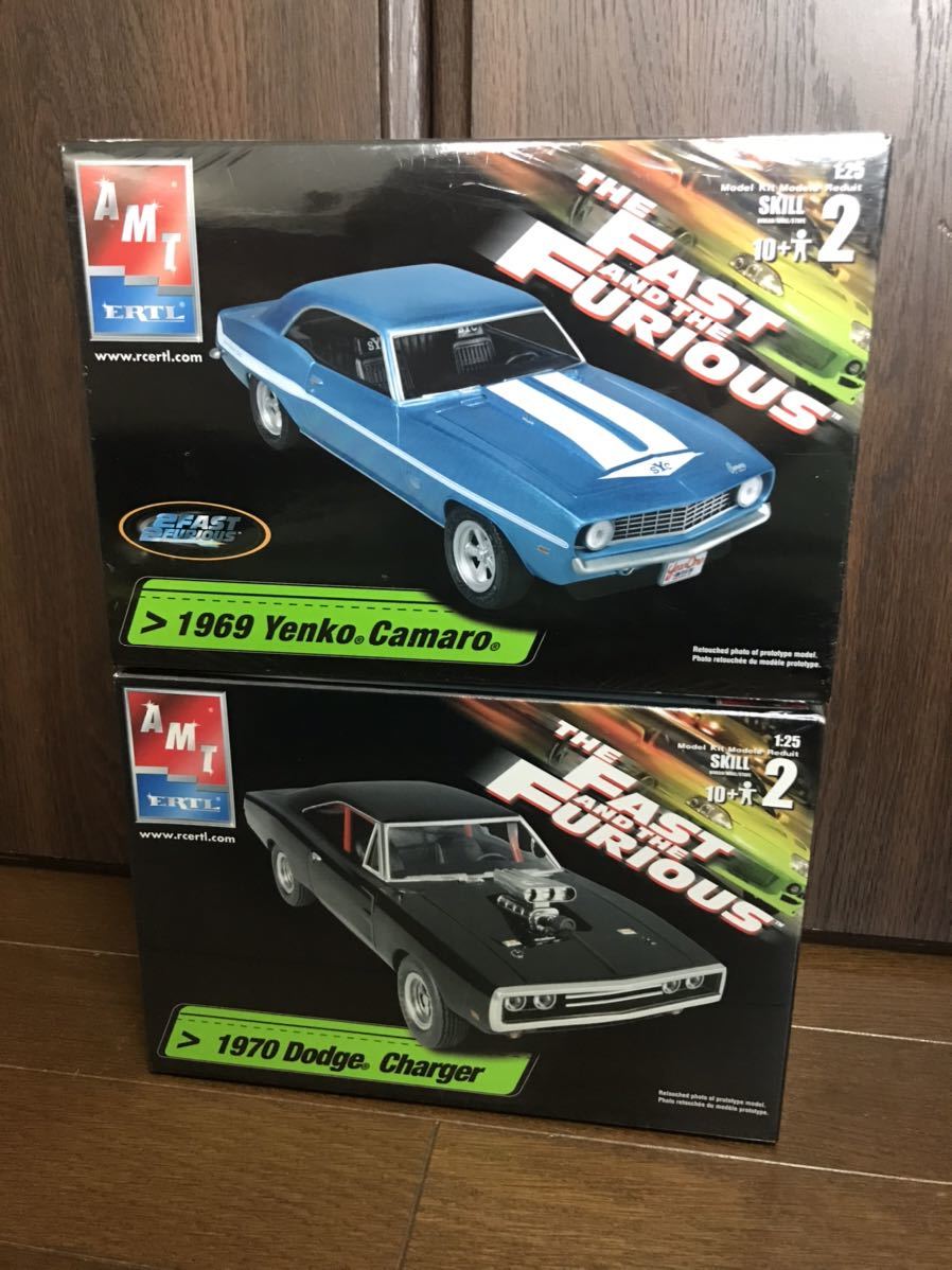 AMT ERTL 1969 yenko camaro カマロ fast furious 1970 dodge charger 1/25 プラモデル アーテル アオシマ_画像1