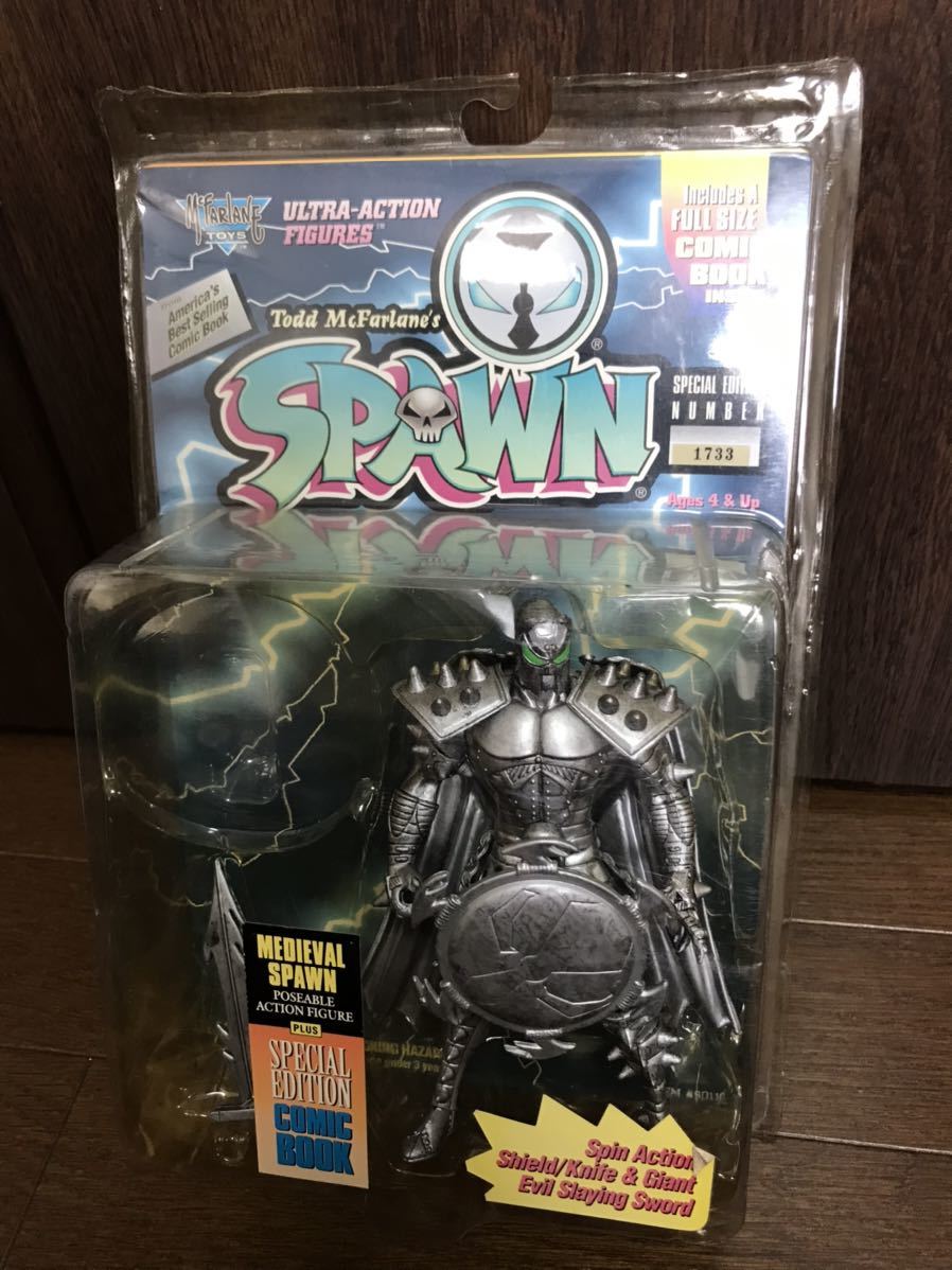  Spawn medieval SPAWN biore -ta-mak мех Len игрушки VIOLATOR todd mcfarlane toys action фигурка ограничение 