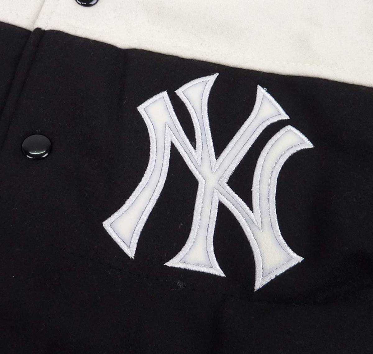 JH DESIGN MLB New York Yankees ニューヨーク ヤンキース ウール ダウンベスト (ブラック) (L) [並行輸入品]_画像3