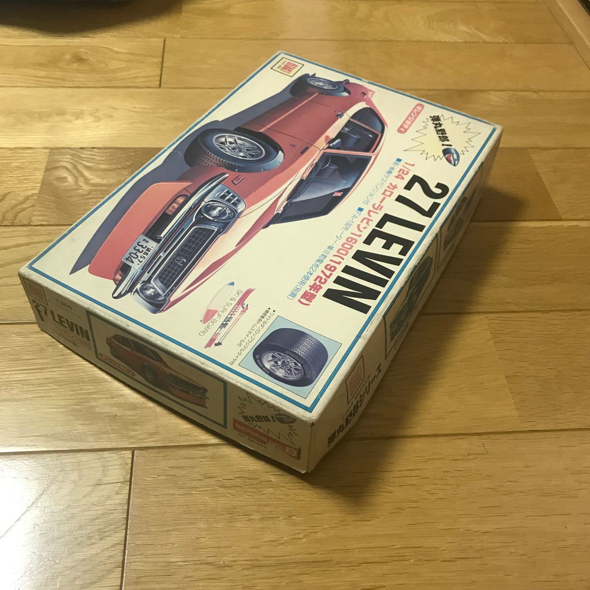 当時物 未組立　オオタキ　1/24 トヨタ　カローラレビン　TE27  モーターライズ　プラモデル　車