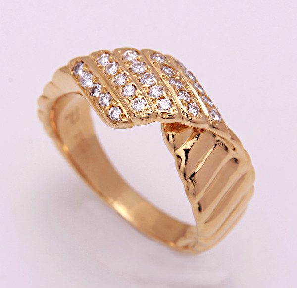 新作 人気 《質屋出品》POLAポーラ 750 k18 天然ダイアモンド0.25ct