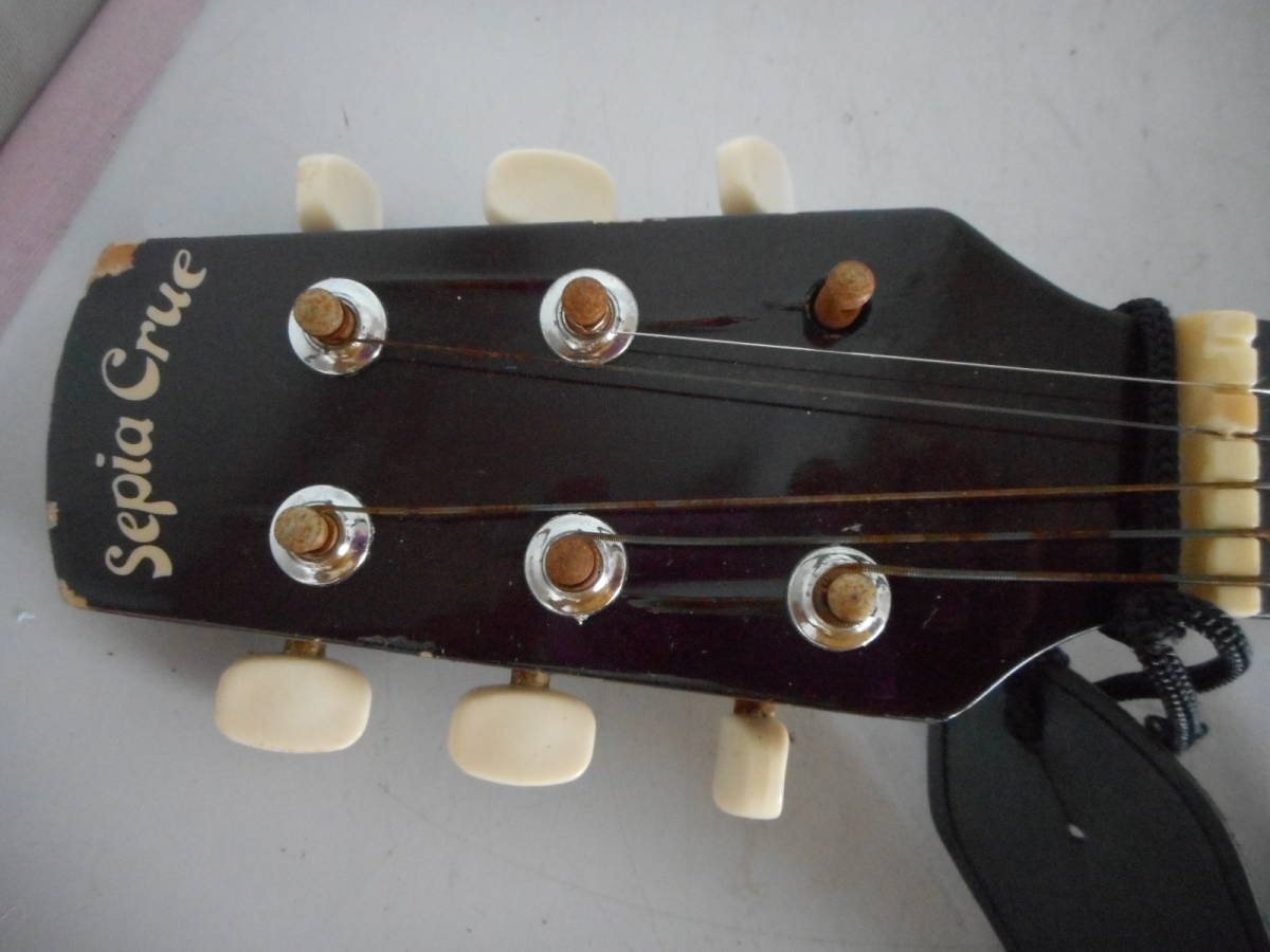 H9401　Sepia Crueのアコースティックギター　ジャンク_画像3