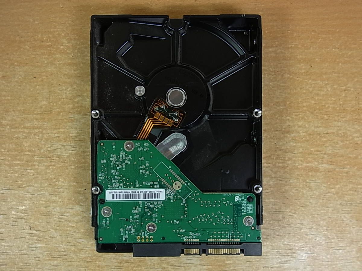 ◎H/729●ウェスタン・デジタル Western Digital☆3.5インチHDD(ハードディスク)☆160GB SATA300 7200rpm☆WD1600AAJS☆中古品_画像2