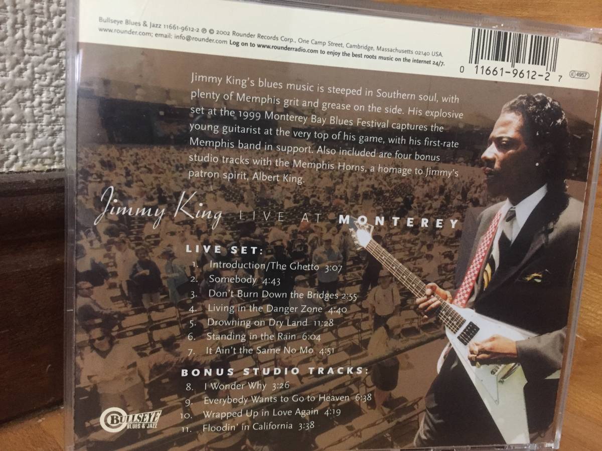 ジミー・キング（Jimmy King ） Live At Monterey　CD 輸入盤_画像2