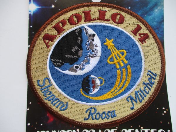 【送料無料】アポロ計画『アポロ14号』APOLLO14 刺繍ワッペン/パッチUSAアップリケA宇宙飛行士ロケットJAXAスペースシャトル宇宙船 U3の画像2